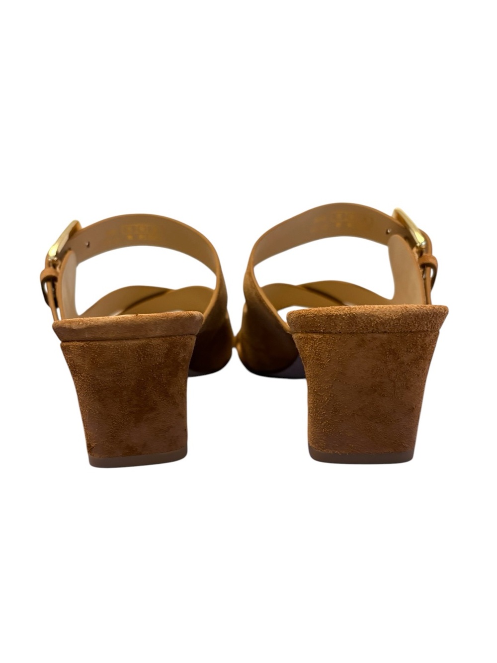 Stuart Weitzman Sai Slide 50 Doe Brown Suede Size 9.  Brand new. NWB - Picture 5 of 13